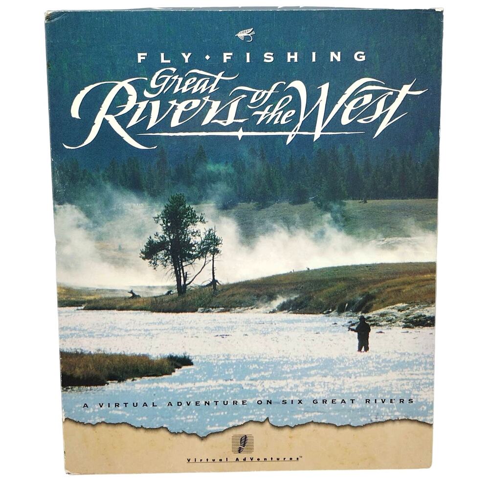 Fly Fishing Great Rivers of the West Big Box Macintosh 1995 Game Factory Sealed